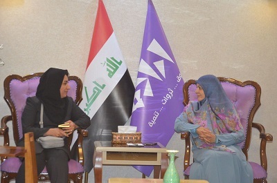 سفرهیات اقتصادی و کارشناسی استان همدان به بغداد/  نشست با حنان الفتلاوی مشاور نخست وزیر عراق در امور زنان