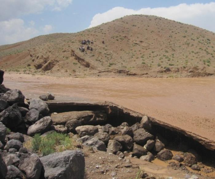 از بارش باران تا خسارت۱۴۰۰ میلیون ریالي به جاده هاي تربت جام