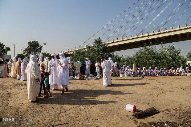 مراسم دینی اقلیت مندایی&zwnj;ها در خوزستان +عکس