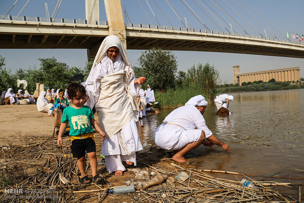 مراسم دینی اقلیت مندایی&zwnj;ها در خوزستان +عکس
