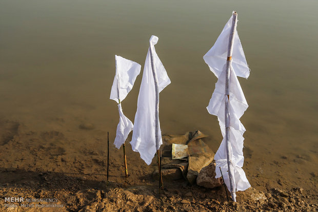 مراسم دینی اقلیت مندایی&zwnj;ها در خوزستان +عکس