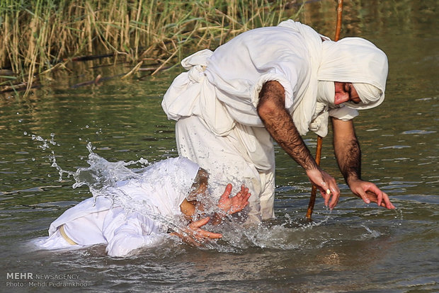 مراسم دینی اقلیت مندایی&zwnj;ها در خوزستان +عکس