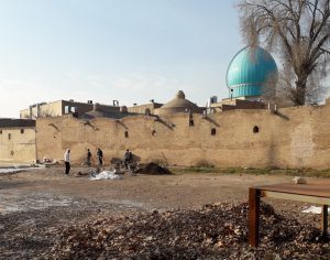 آغاز فاز دوم پروژه کفسازی محوطه دولتخانه صفوی قزوین آغاز فاز دوم پروژه کفسازی محوطه دولتخانه صفوی قزوین