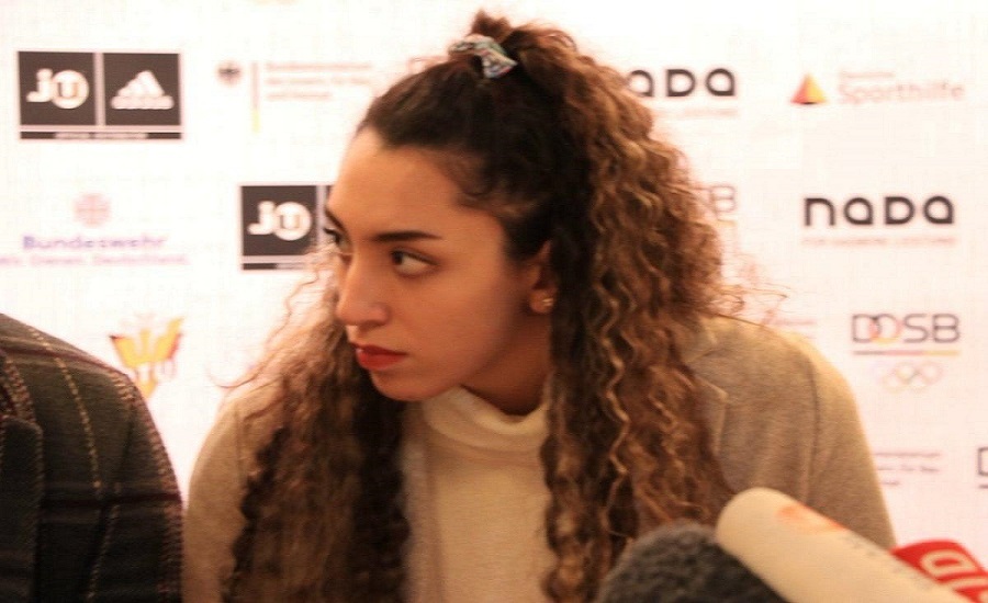 حضور بدون حجاب کیمیا علیزاده در کنفرانس مطبوعاتی+ عکس حضور بدون حجاب کیمیا علیزاده در کنفرانس مطبوعاتی+ عکس