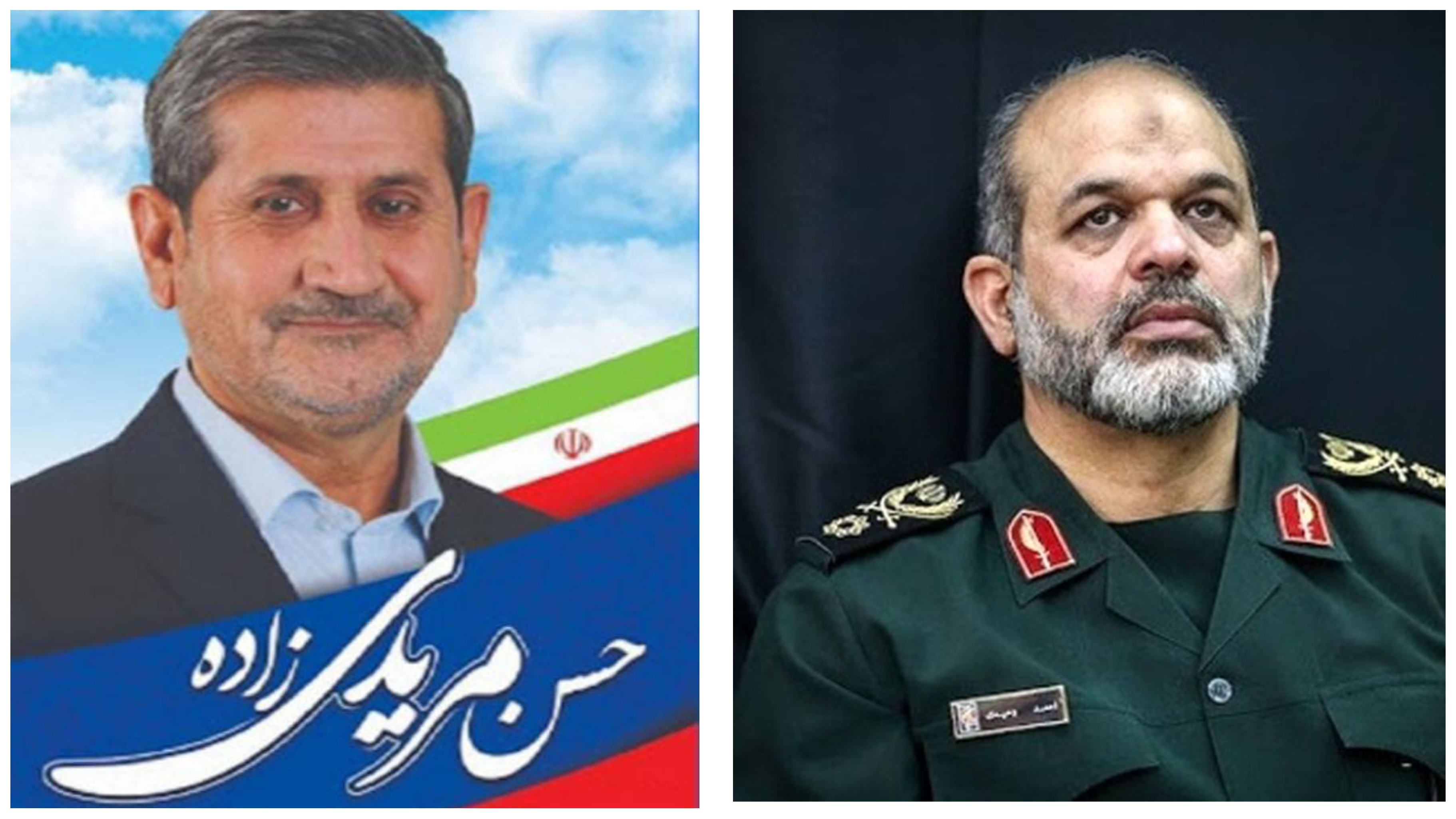 پيام تبريك حسن مريدي زاده در پي انتصاب سردار احمد وحيدي به سمت وزرات كشور