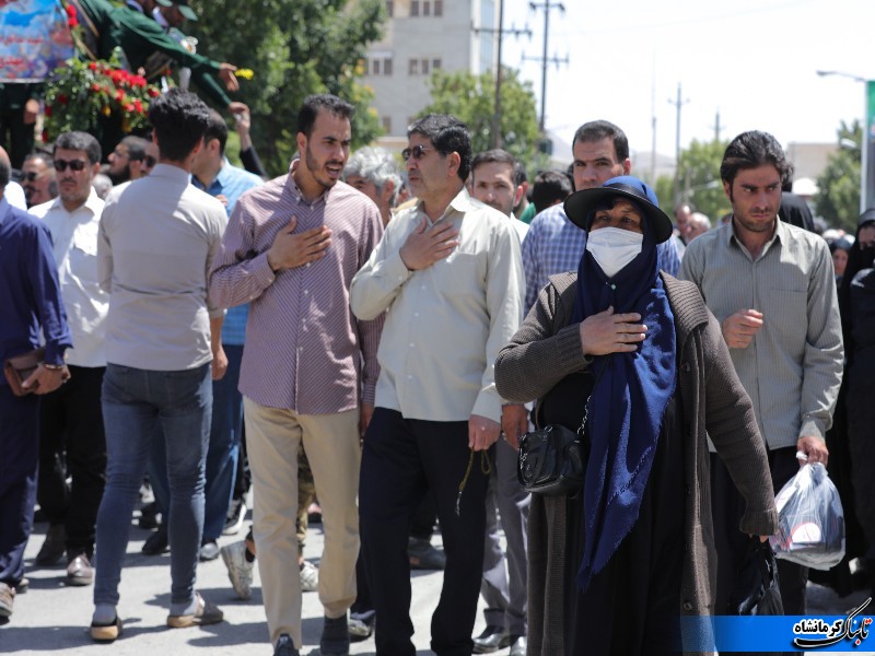 بدرقه شهید مدافع امنیت کرمانشاه «مهدی شاه ملکی» به خانه ابدی