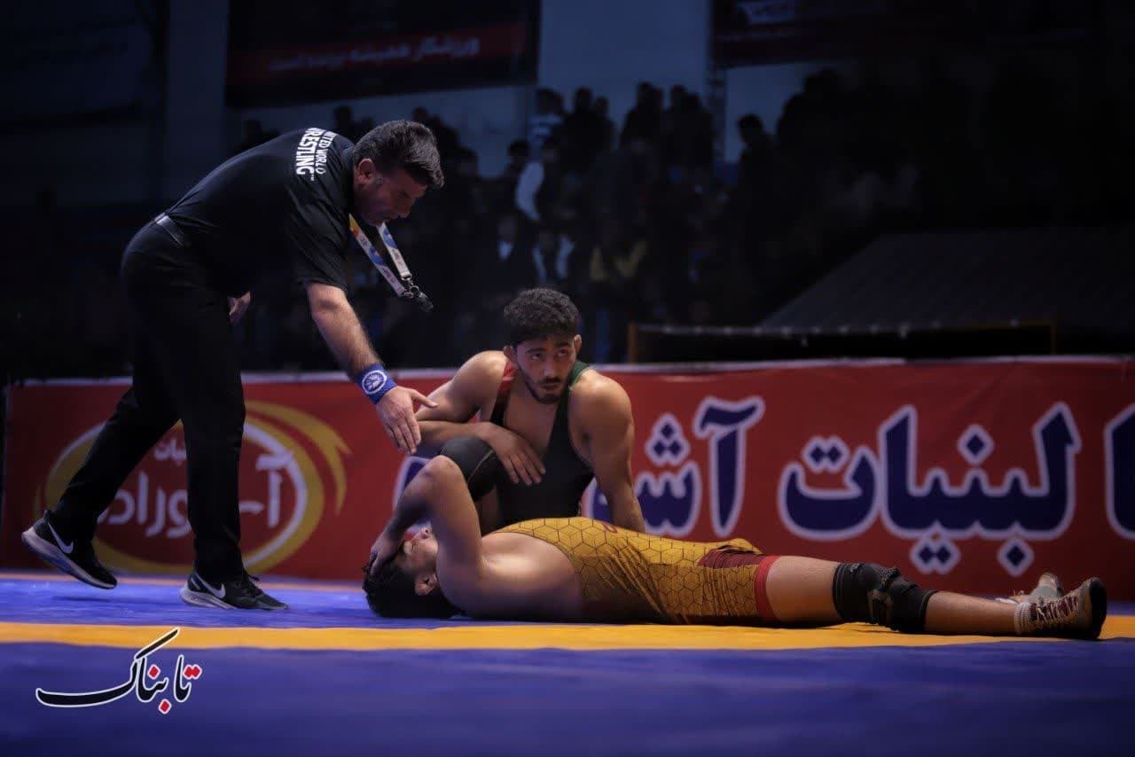 اختتامیه رقابت‌های کشتی آزاد قهرمانی کشور در گرگان+تصاویر