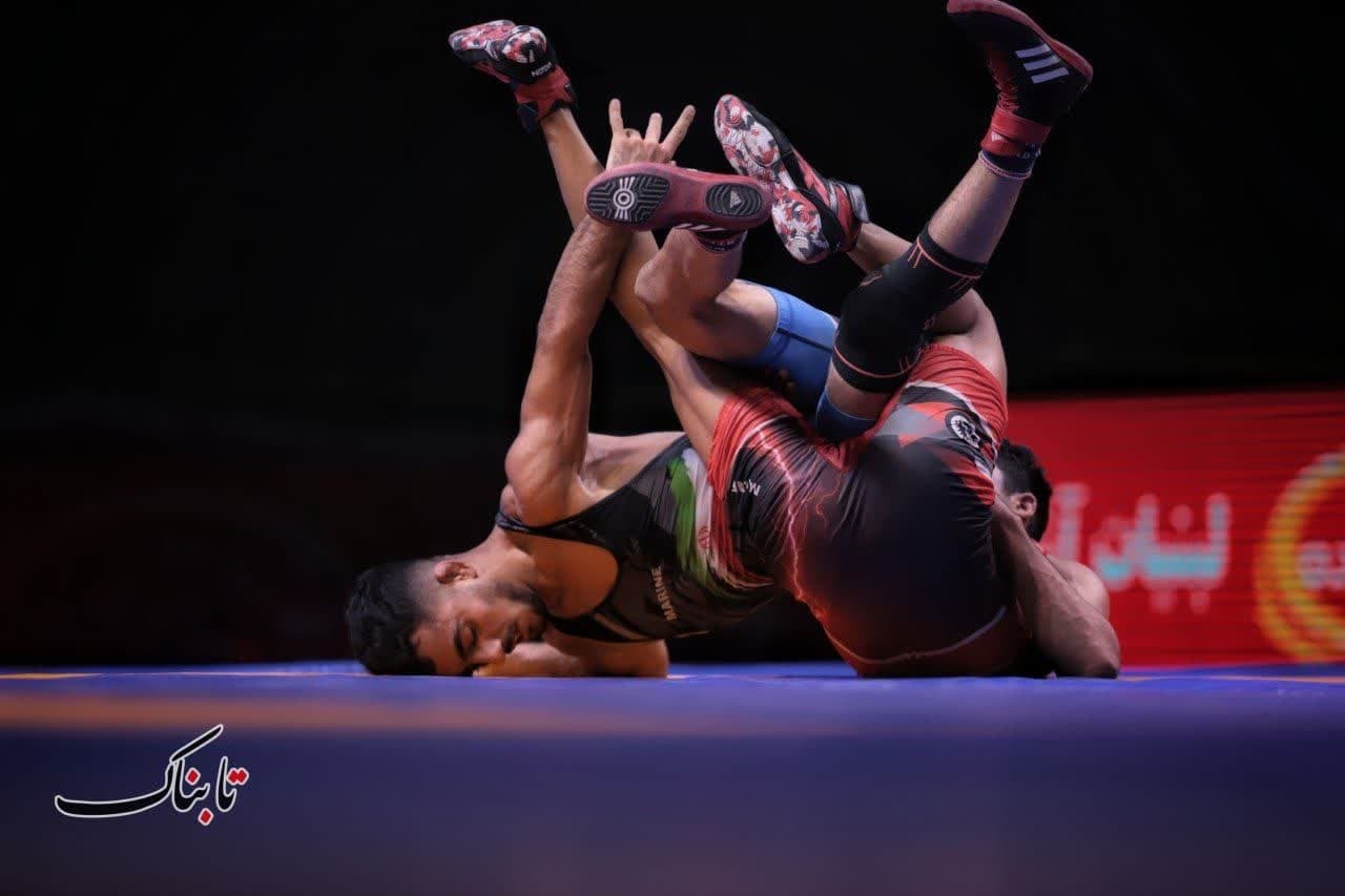 اختتامیه رقابت‌های کشتی آزاد قهرمانی کشور در گرگان+تصاویر