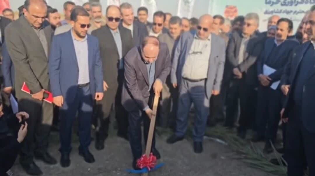 پالایشگاه فرآوری خرما در خوزستان کلنگ زنی شد + فیلم