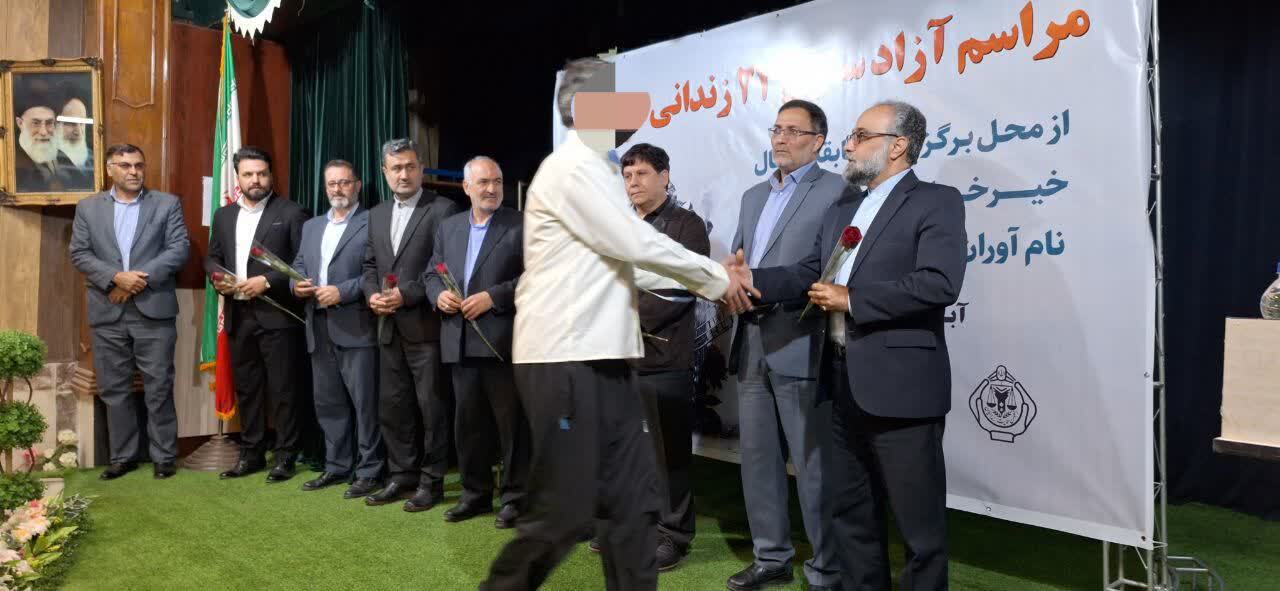 آزادی ۲۲ زندانی جرایم غیر عمد در اردبیل