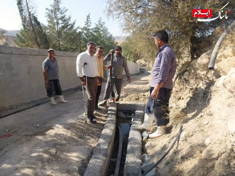 کشف انشعابات عجیب با قطر ۱۱۰میلی متری آب در ایلام