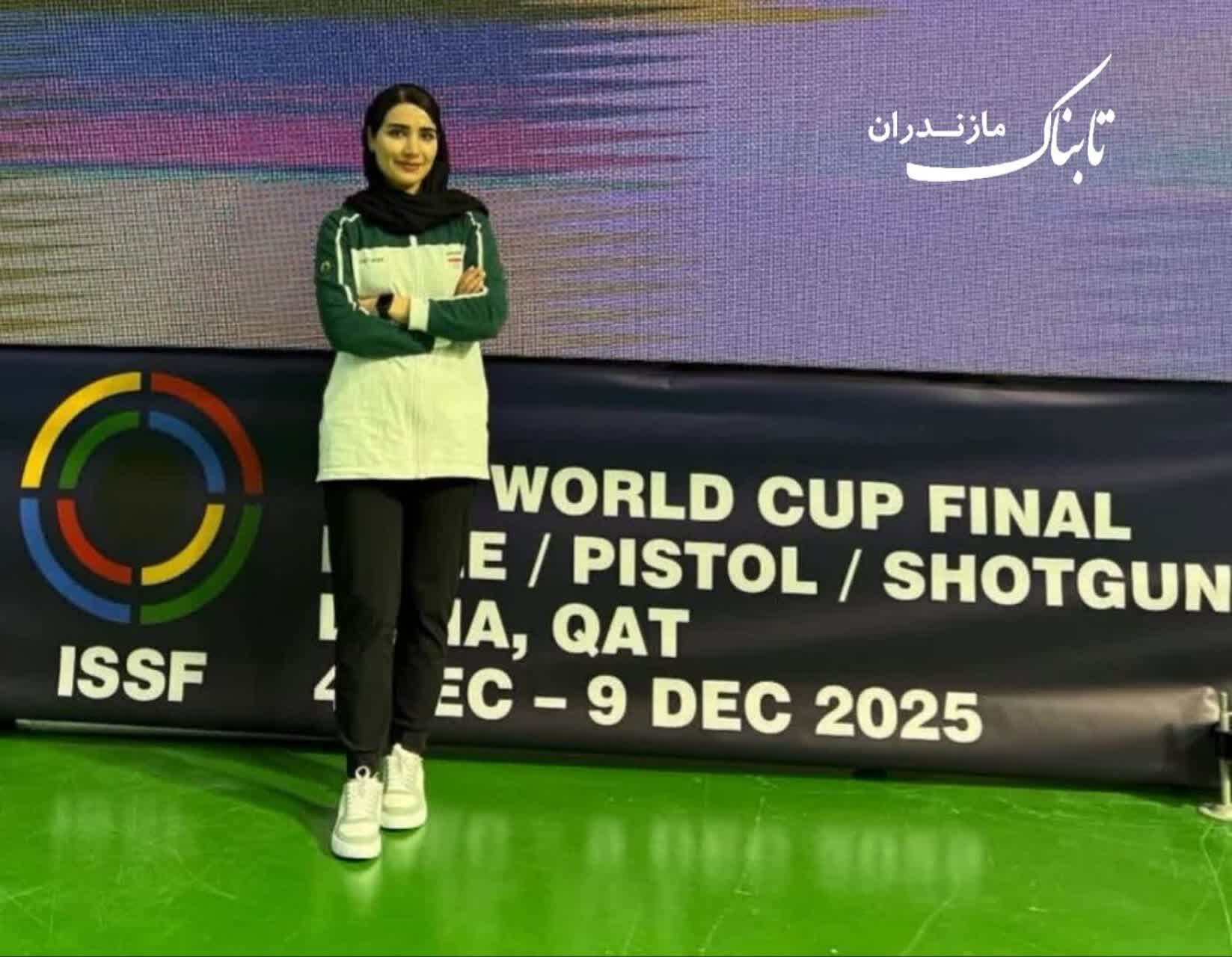 جایگاه هفتم و هشتم به هانیه رستمیان دخترقھرمان ساروی اختصاص یافت