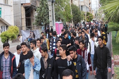 راهپیمایی 13 آبان ماه در ایلام از لنز دوربین تابناک