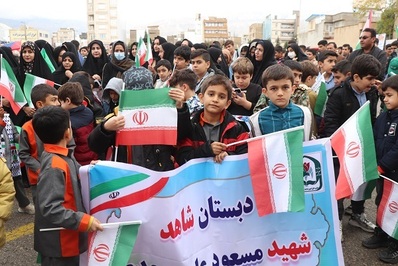 راهپیمایی 13 آبان ماه در ایلام از لنز دوربین تابناک